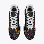 Air Cushion Sneakers Black and Gold Ornament