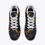 Air Cushion Sneakers Black and Gold Ornament