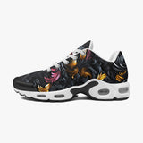 Air Cushion Sneakers Black and Gold Ornament