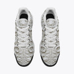 Air Cushion Sneakers White Carved Baroque Art