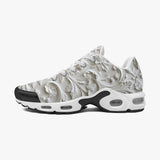 Air Cushion Sneakers White Carved Baroque Art