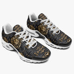 Air Cushion Sneakers Dark Bronze Engraved Lion