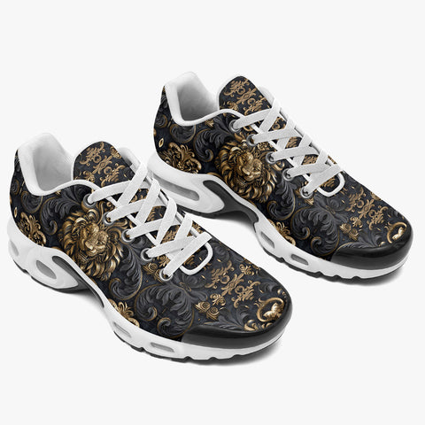 Air Cushion Sneakers Dark Bronze Engraved Lion