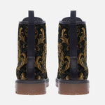 Leather Boots Golden Lion Victorian Style