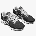 Air Cushion Sneakers Surreal Robot Skull with Gears