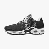 Air Cushion Sneakers Surreal Robot Skull with Gears