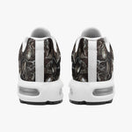 Air Cushion Sneakers Skulls Crumpled Collage