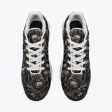 Air Cushion Sneakers Skulls Crumpled Collage