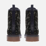 Leather Boots Skulls Crumpled Collage