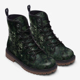 Leather Boots Camo Skulls Motifs
