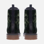Leather Boots Camo Skulls Motifs