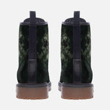 Leather Boots Camo Skulls Motifs