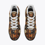 Air Cushion Sneakers Skulls Mosaic Collage