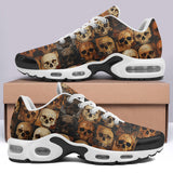 Air Cushion Sneakers Skulls Mosaic Collage