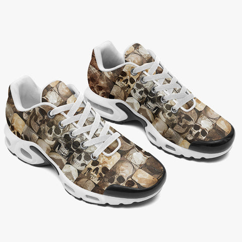 Air Cushion Sneakers Skulls in Bricks