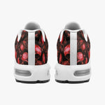 Air Cushion Sneakers Red Skulls Collage