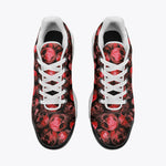 Air Cushion Sneakers Red Skulls Collage