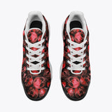 Air Cushion Sneakers Red Skulls Collage