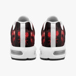 Air Cushion Sneakers Bloody Red Skulls Collage