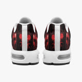 Air Cushion Sneakers Bloody Red Skulls Collage