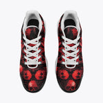 Air Cushion Sneakers Bloody Red Skulls Collage