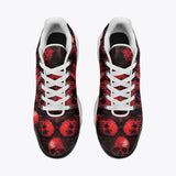 Air Cushion Sneakers Bloody Red Skulls Collage