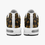 Air Cushion Sneakers Golden Skulls Collage
