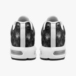 Air Cushion Sneakers Gray Skulls Collage