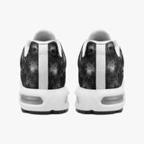 Air Cushion Sneakers Gray Skulls Collage