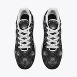 Air Cushion Sneakers Gray Skulls Collage