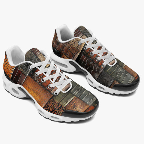 Air Cushion Sneakers Various Crocodile Skins Print