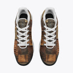 Air Cushion Sneakers Crocodile Leather Patchwork Print