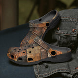 Classic Clogs Crocodile Leather Patchwork Print