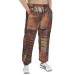 Men's Sweatpants Alligator Skin Patchwork Print