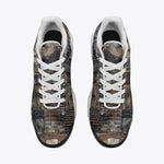 Air Cushion Sneakers Reptile Skin Patchwork Print