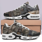 Air Cushion Sneakers Reptile Skin Patchwork Print