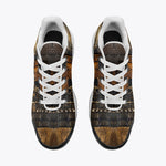 Air Cushion Sneakers Snakeskin Fabric Patchwork Print