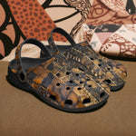 Classic Clogs Snakeskin Fabric Patchwork Print