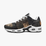 Air Cushion Sneakers Black Crocodile Skin Mosaic Print