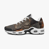 Air Cushion Sneakers Crocodile Skin Mosaic Patchwork Print