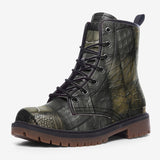 Leather Boots Crocodile Leather Textures Print