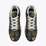 Air Cushion Sneakers Crocodile Leather Textures Print