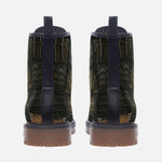 Leather Boots Crocodile Leather Textures Print