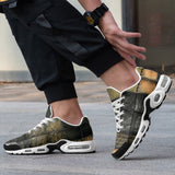Air Cushion Sneakers Crocodile Leather Textures Print