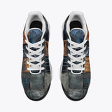 Air Cushion Sneakers Crocodile Skin Mosaic Print
