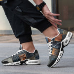 Air Cushion Sneakers Crocodile Skin Mosaic Print