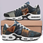 Air Cushion Sneakers Crocodile Skin Mosaic Print
