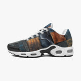 Air Cushion Sneakers Crocodile Skin Mosaic Print
