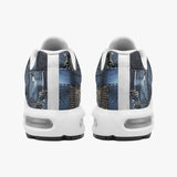 Air Cushion Sneakers Blue Jeans Patchwork
