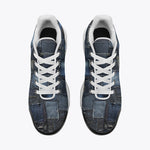 Air Cushion Sneakers Blue Jeans Patchwork
